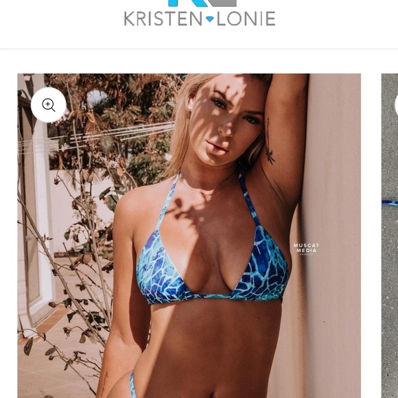 Kl swimwear blue NWT (Kristen lonie) - Picture 5 of 5